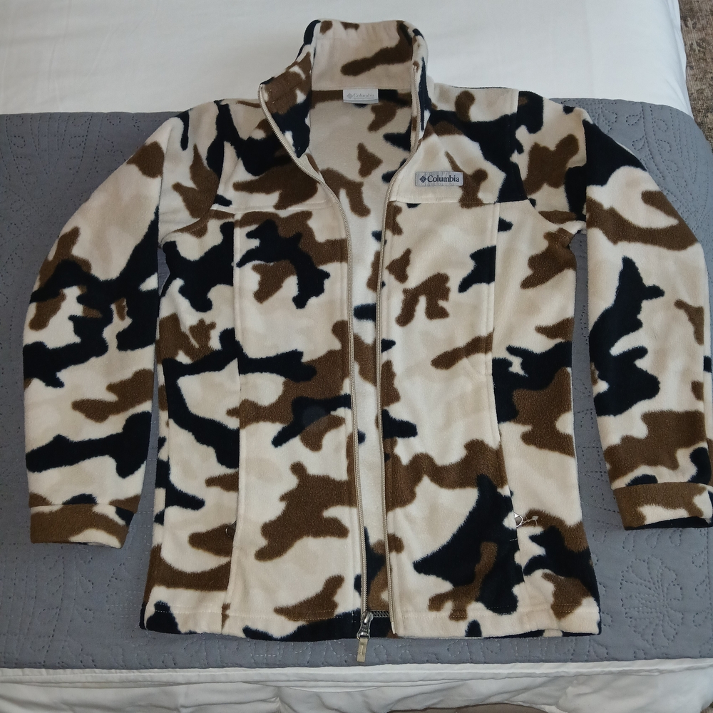 Columbia Camouflage Fleece Jacket